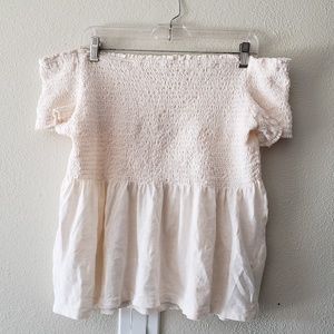 Off the shoulder shirt